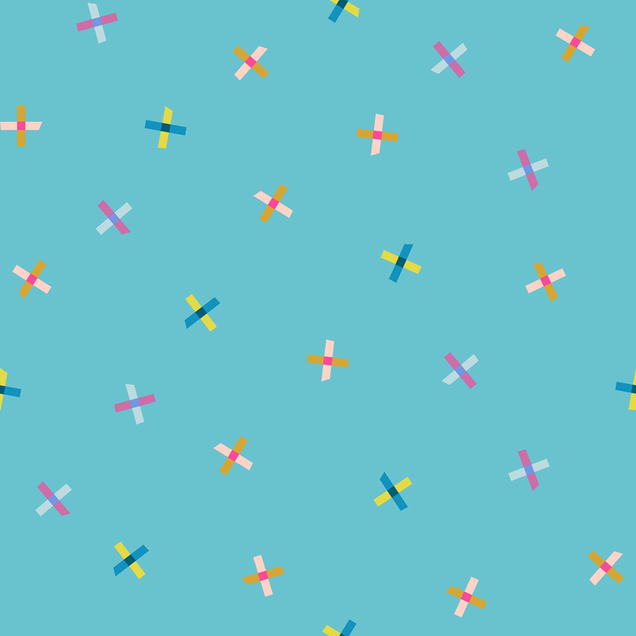 Plus Points in Turquoise (rs1103 15) | Washi Plus | Rashida Coleman Hale | Ruby Star Society